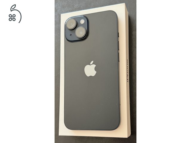 Apple iPhone 14 128Gb Midnight, akku 84%, gyári független, karcmentes, makulátlan