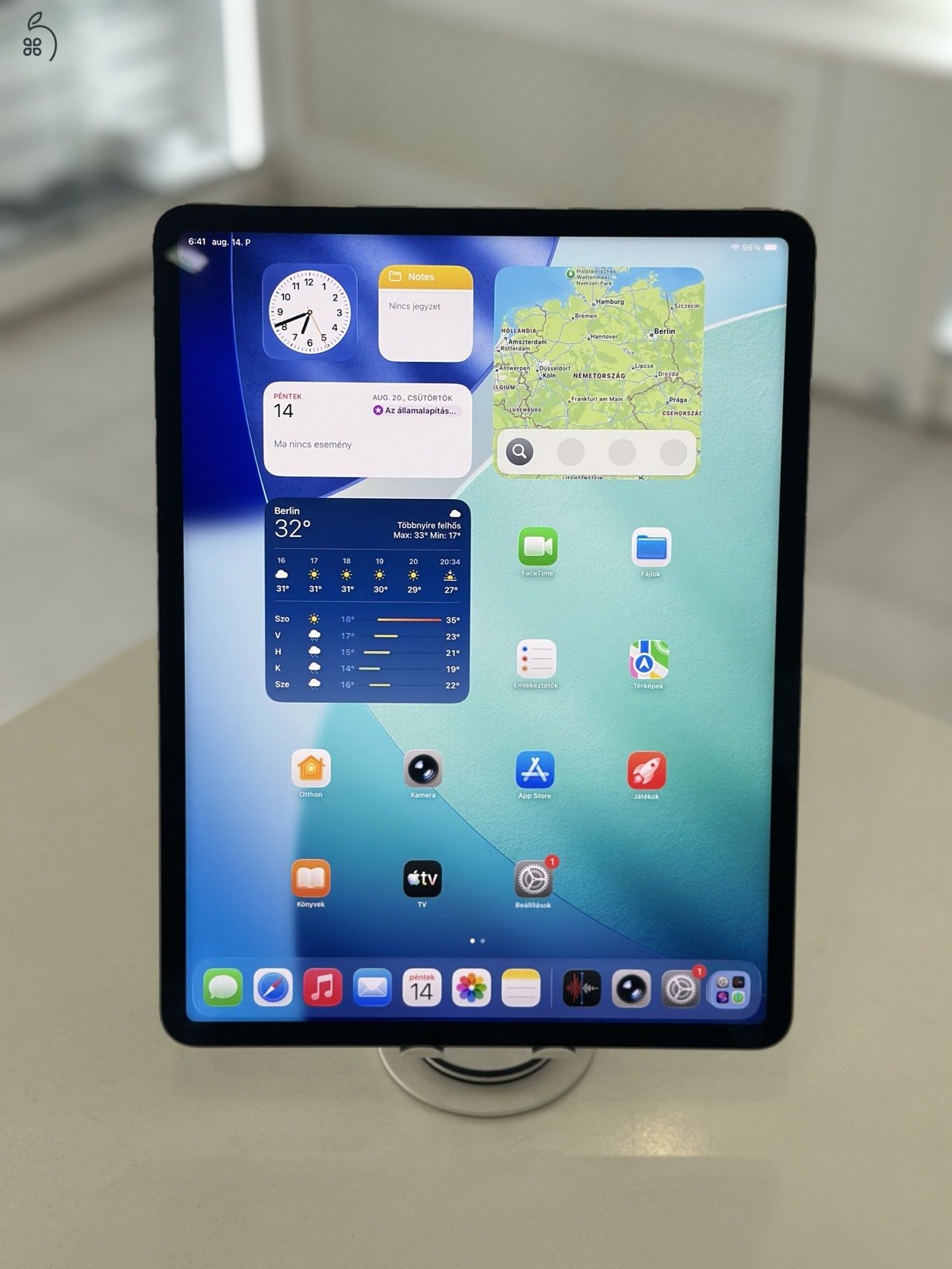 iPad Pro M2 12.9” 6th. gen. 256GB Wifi/1 hónap gar/Akku 85%\p4983