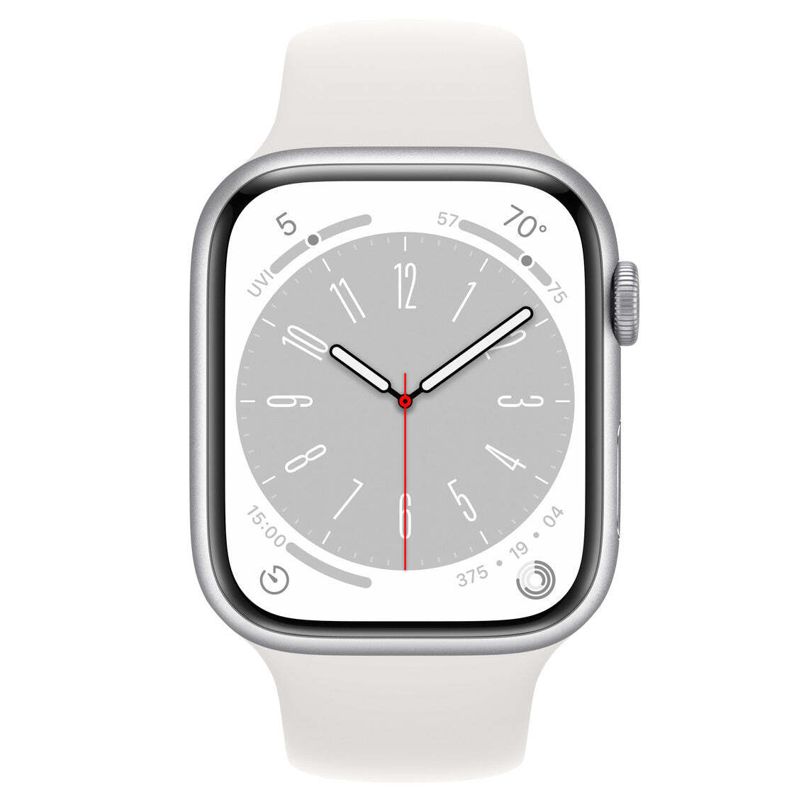 Apple Watch Series 8 - GPS - Aluminium Silver 41mm - 2 év Garancia, 30 nap elállás - Részletfizetéssel akár