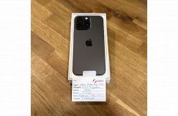 0. Apple iPhone 15 Pro Max  - 256GB - Fekete Titán - Akku 100% - ESIM - ÚJ, 0 perces (136.)