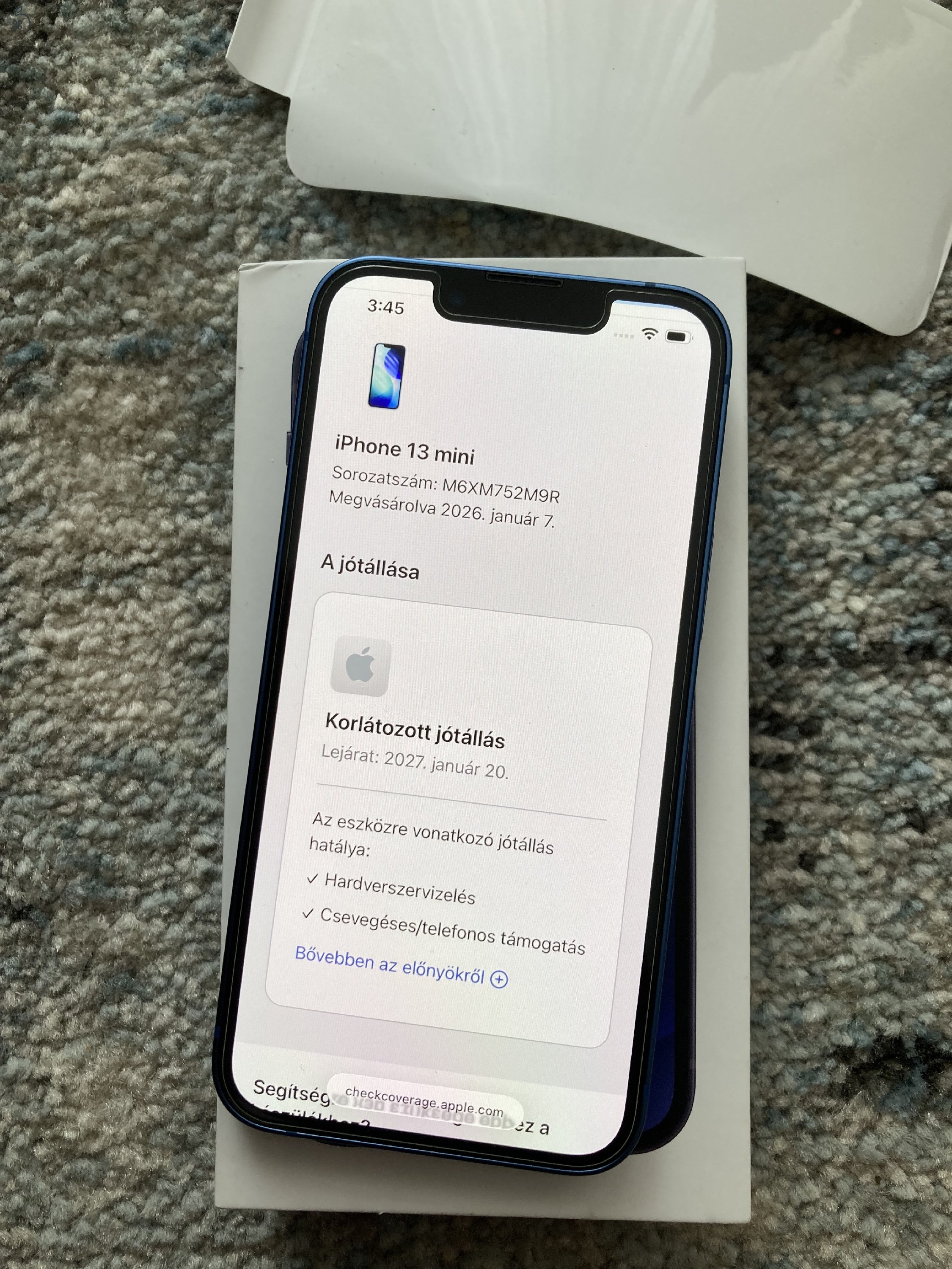 iPhone 13 Mini 128GB Ritkaság, Apple garanciás!