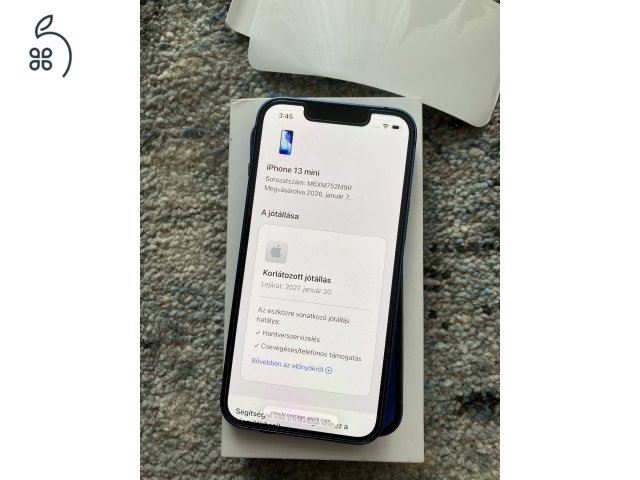 iPhone 13 Mini 128GB Ritkaság, Apple garanciás!