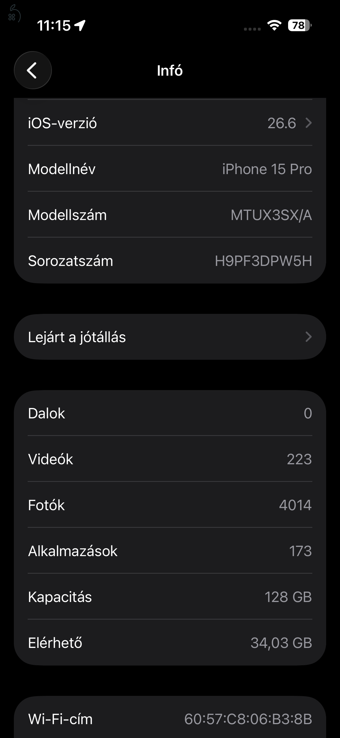 Iphone 15 pro Natur Titán színben tökéletes karcmentes állapotban