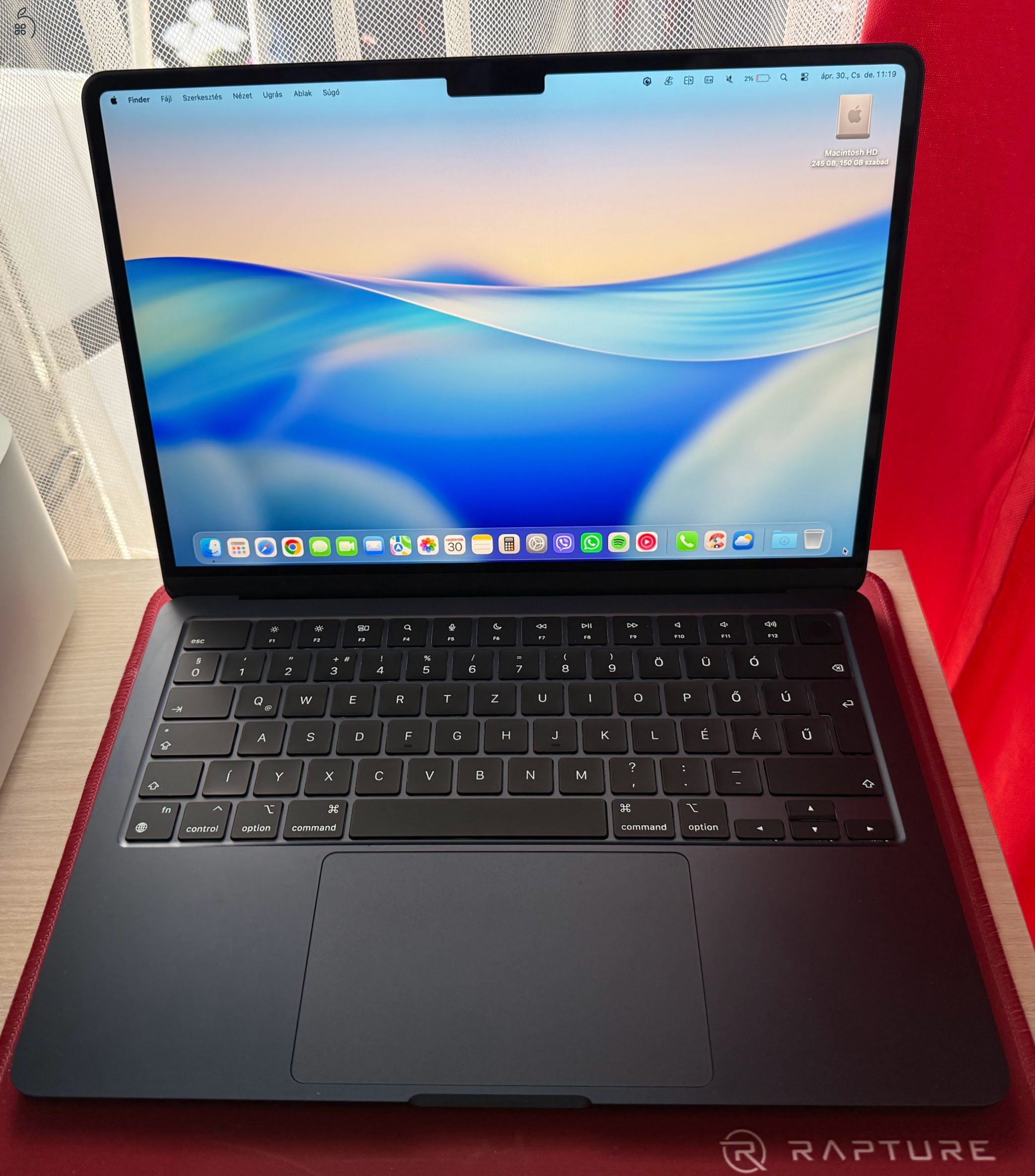 Karcmentes MacBook Air M2 (13