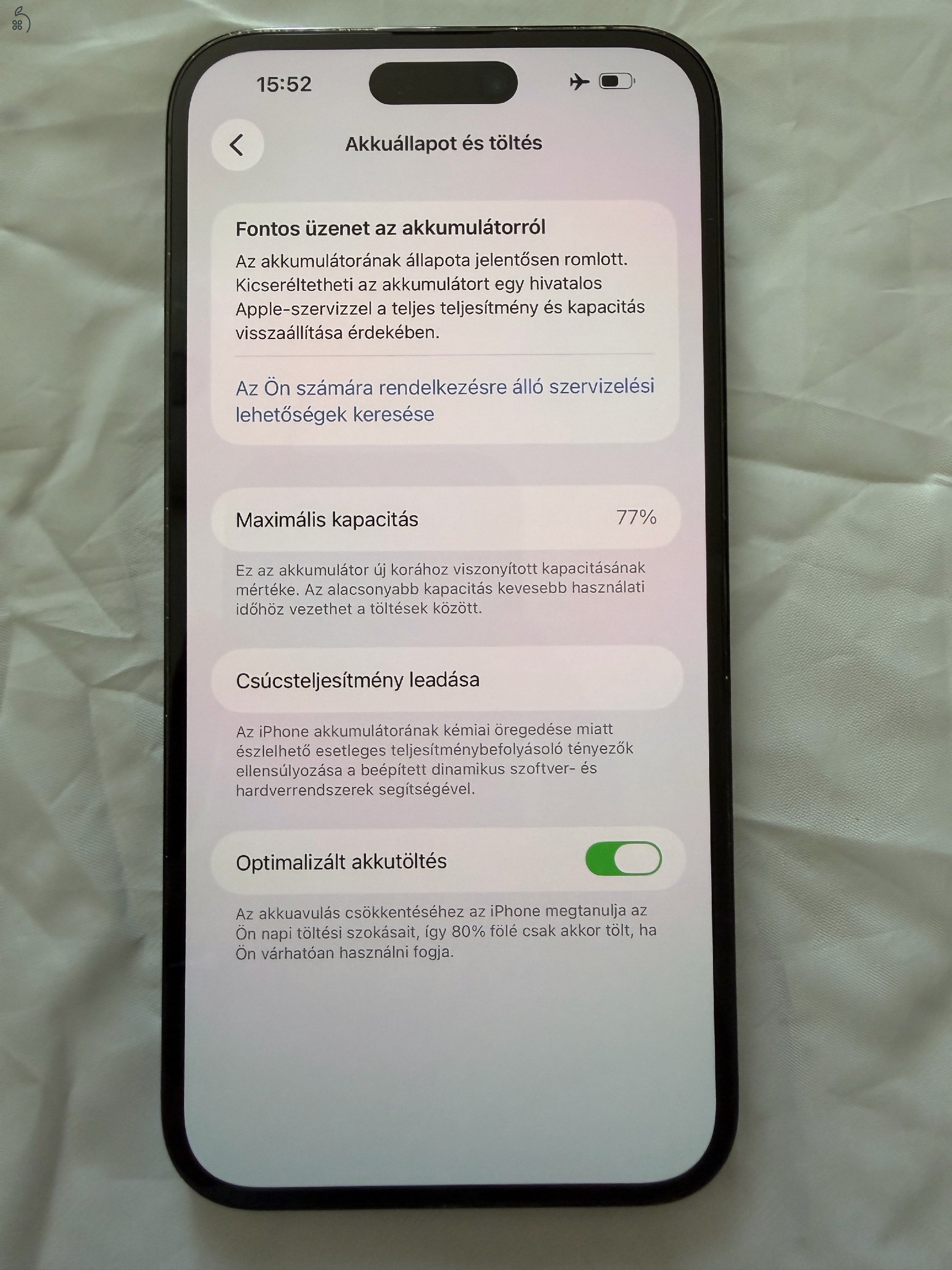 iPhone 14 Pro Max 256 GB Asztrofekete
