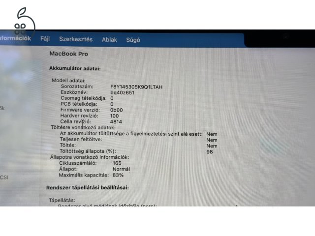 MacBook Pro 14″ M1 Pro 16 GB / 512 GB – karcmentes, teljes gyári csomag