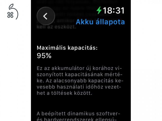 Apple Watch SE 2 GPS, 44 mm-es, éjfekete alumíniumtok, erdőzöld sportpánt