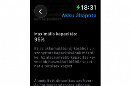 Apple Watch SE 2 GPS, 44 mm-es, éjfekete alumíniumtok, erdőzöld sportpánt