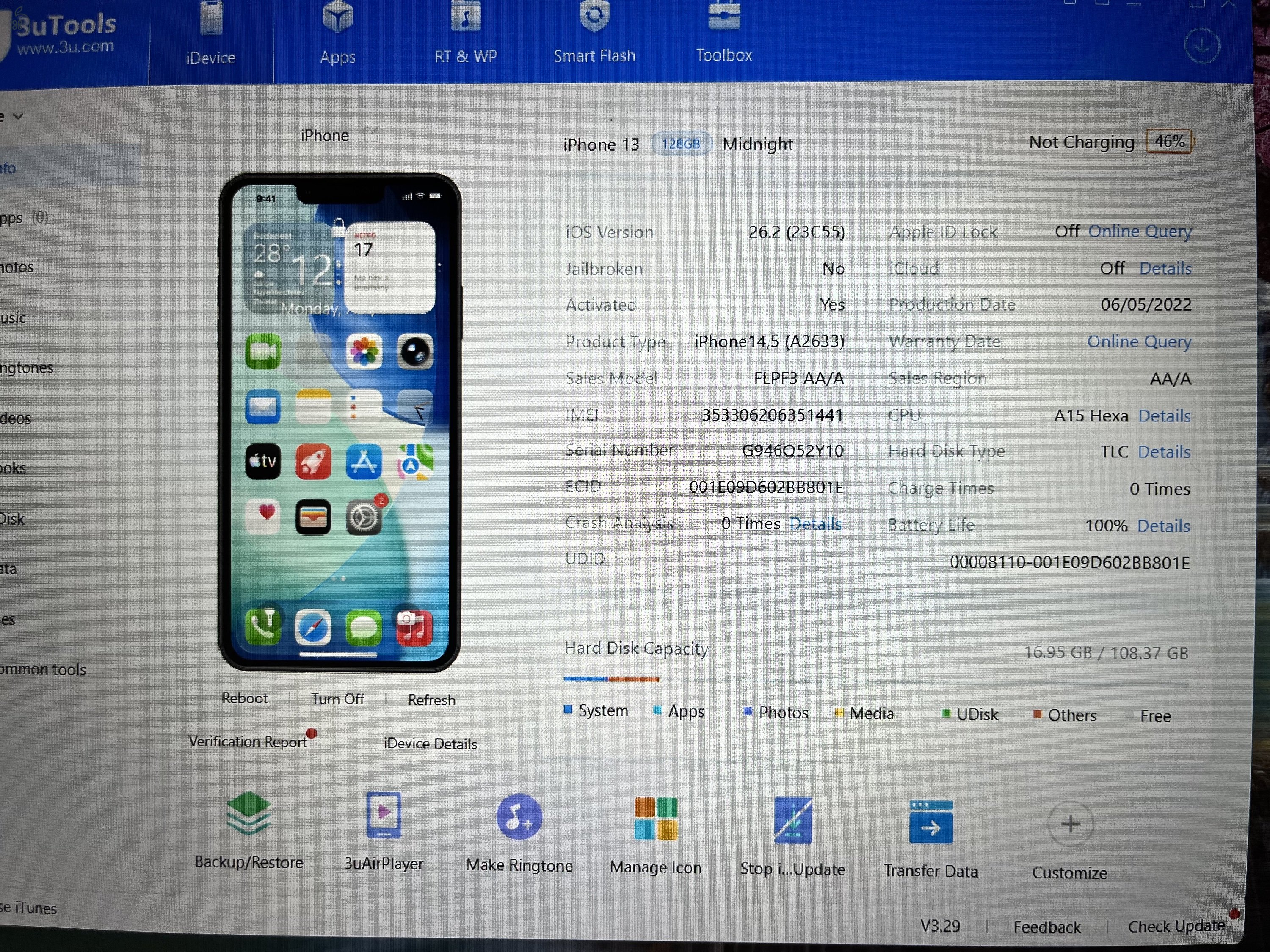 iPhone 13 128GB Új! Apple garancia!