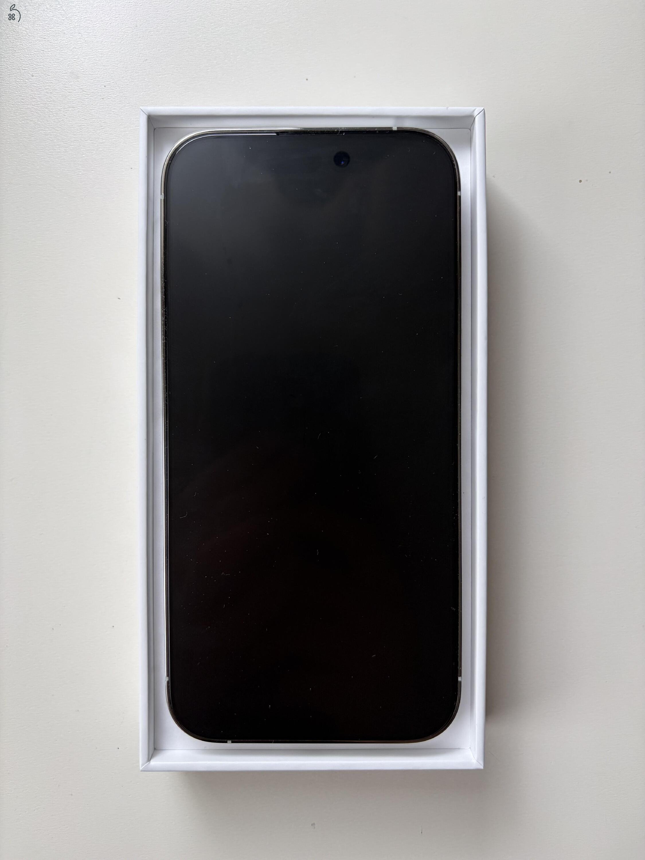 Apple iPhone 14 Pro 128 GB Silver, kártyafüggetlen és karcmentes