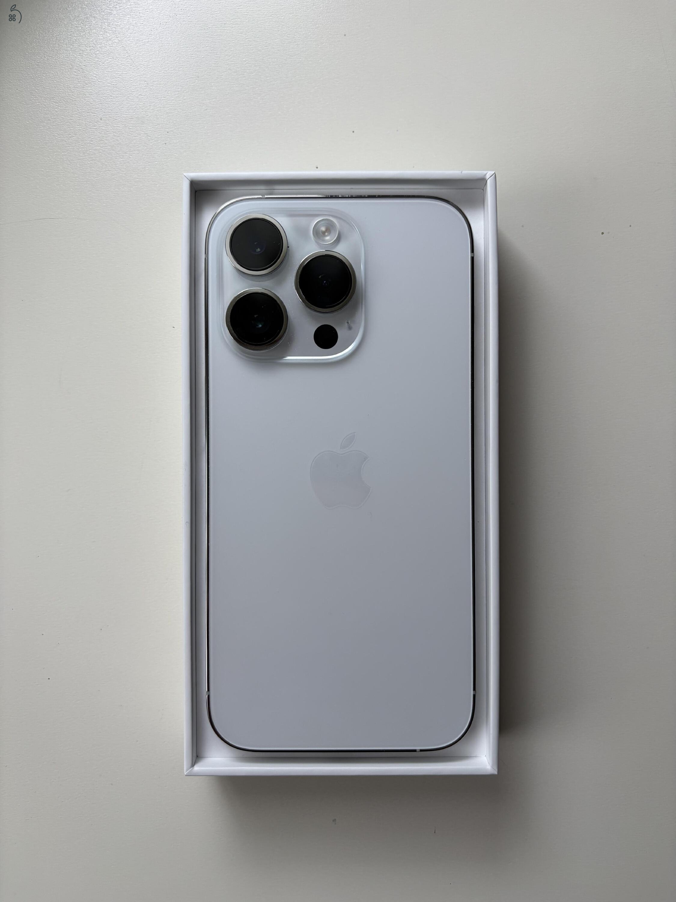 Apple iPhone 14 Pro 128 GB Silver, kártyafüggetlen és karcmentes