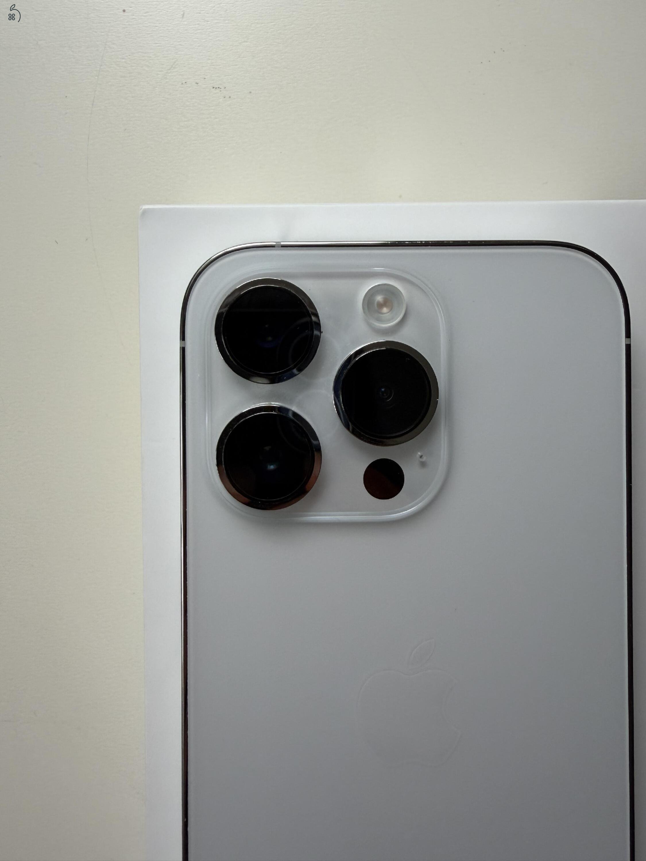 Apple iPhone 14 Pro 128 GB Silver, kártyafüggetlen és karcmentes