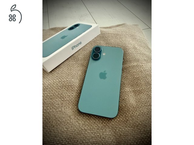 Apple iPhone 16 256 GB – récezöld (Teal)
