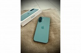 Apple iPhone 16 256 GB – récezöld (Teal)