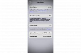 Apple iPhone 16 Pro 256 GB – karcmentes, 91% akku
