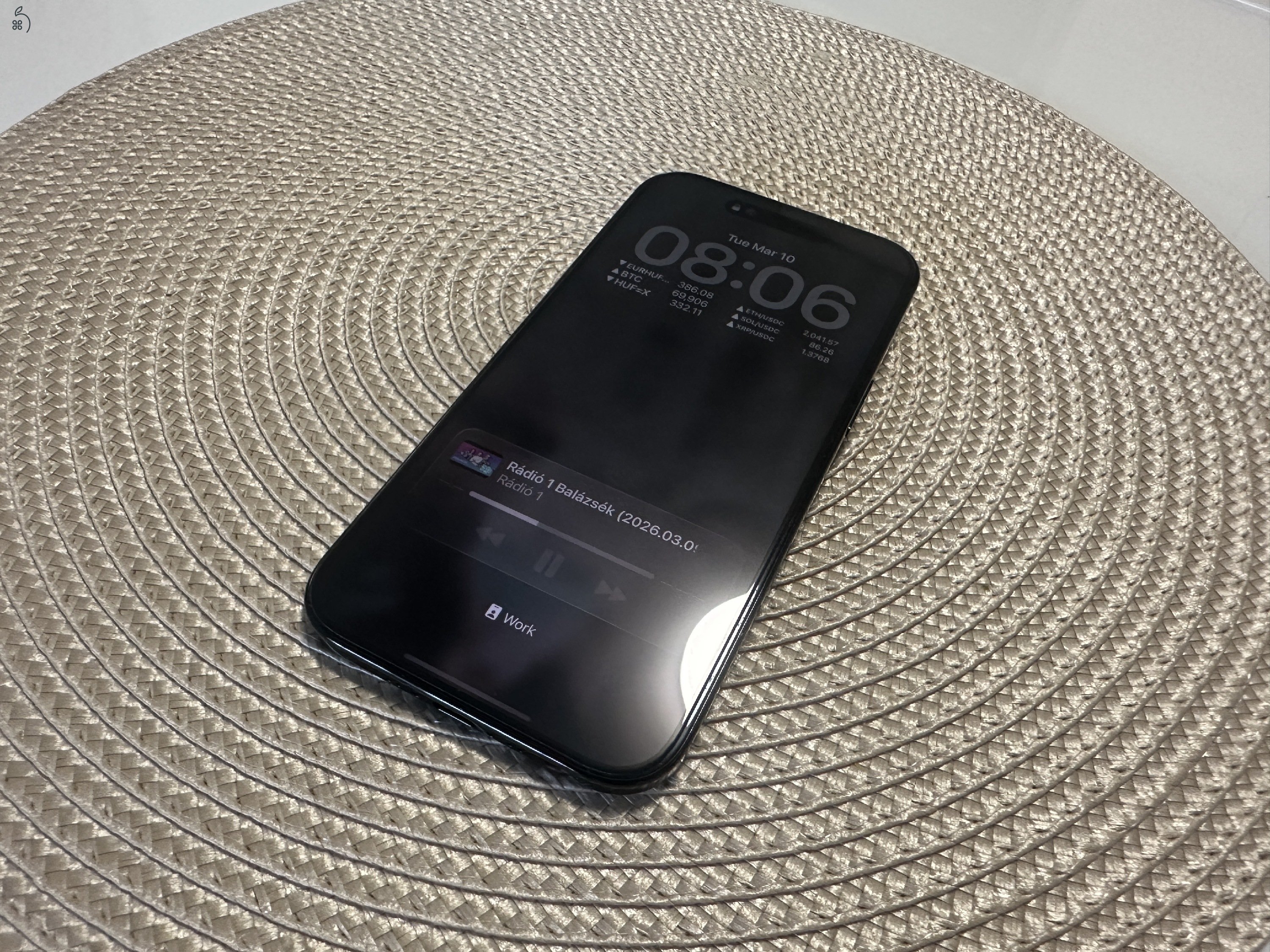 Apple iphone Air 256Gb fekete Független készülék Gar.28.09