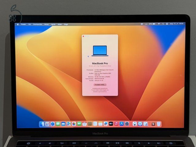 Apple MacBook Pro 2017 i5  16/500