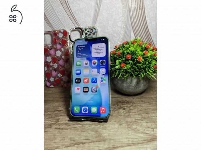 iPhone 14 Plus 128GB Purple 100% akku, kártyafüggetlen, nagyon szép, extra ajándékokal!