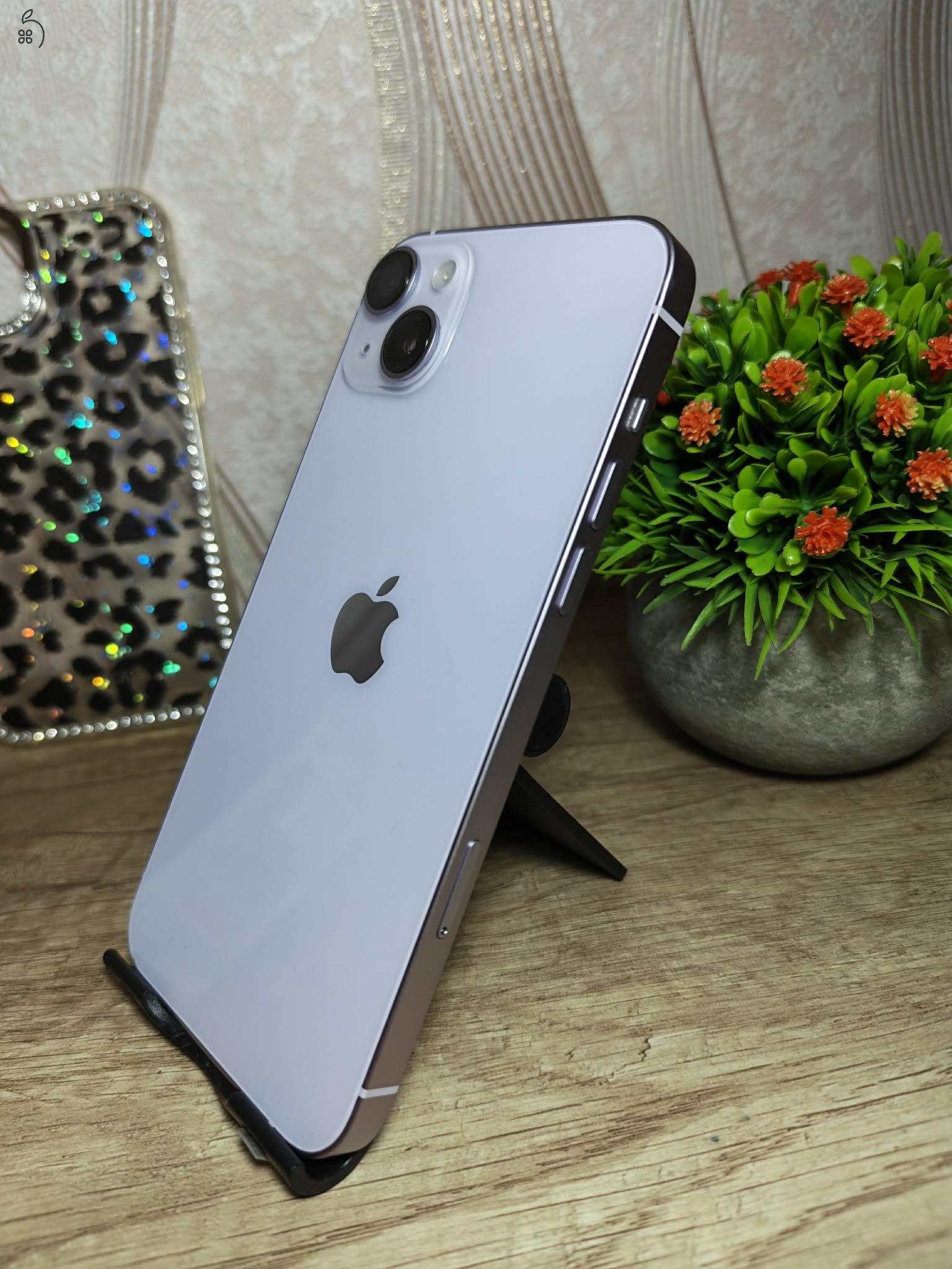iPhone 14 Plus 128GB Purple 100% akku, kártyafüggetlen, nagyon szép, extra ajándékokal!