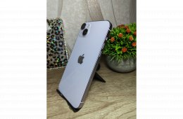iPhone 14 Plus 128GB Purple 100% akku, kártyafüggetlen, nagyon szép, extra ajándékokal!
