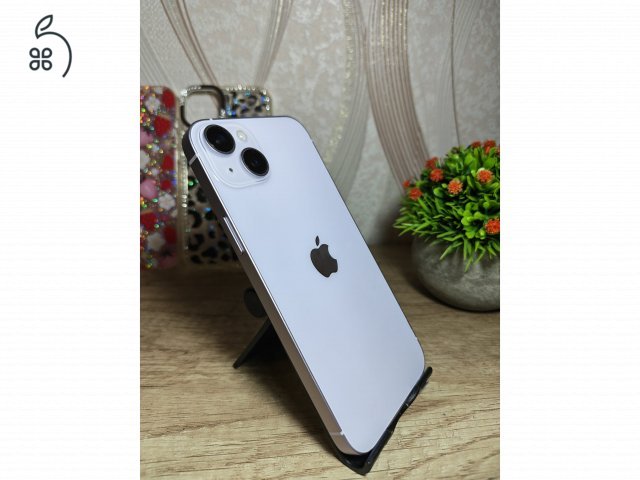 iPhone 14 Plus 128GB Purple 100% akku, kártyafüggetlen, nagyon szép, extra ajándékokal!