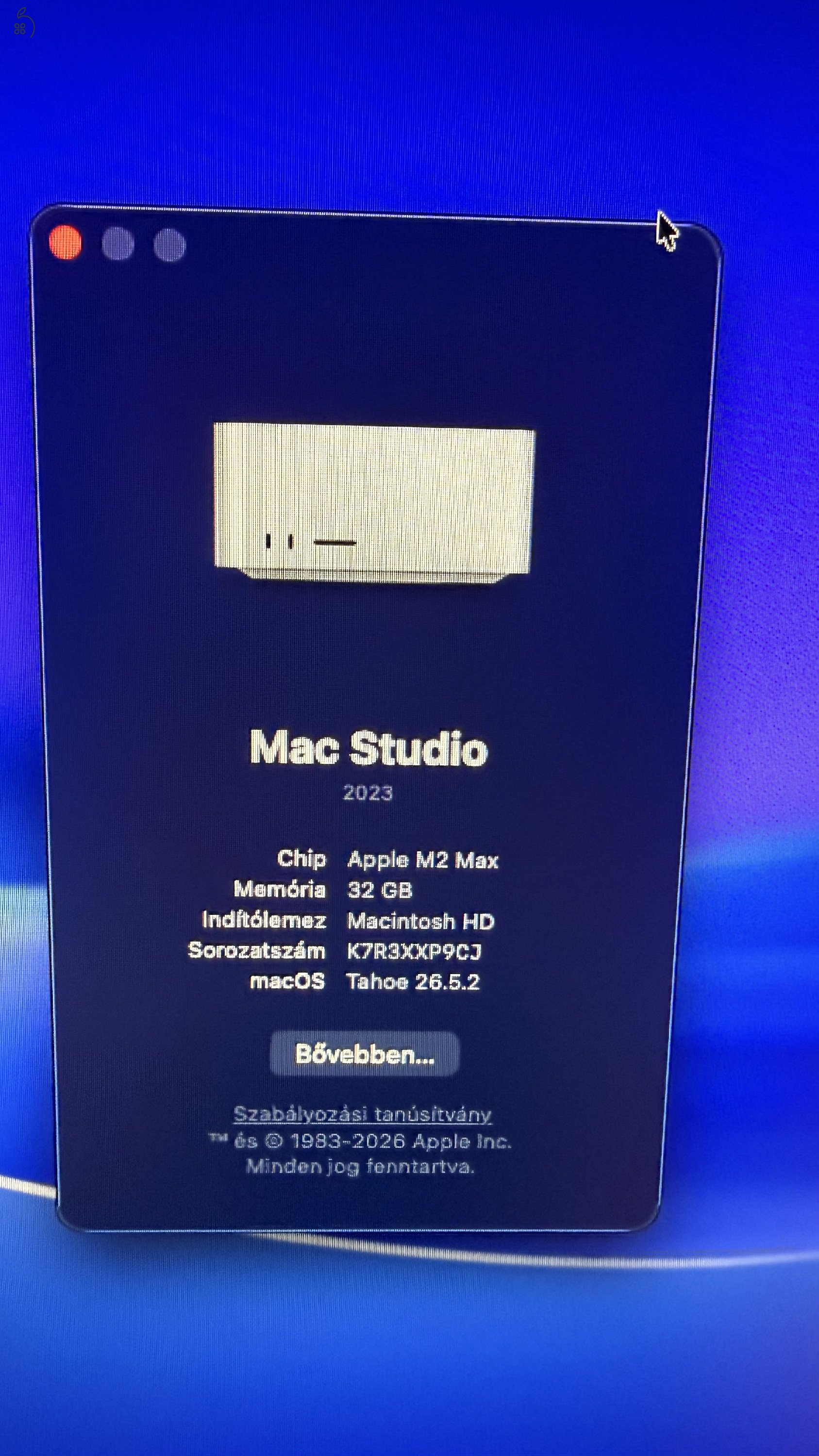 Mac Studio M2 Max 32GB RAM 1TB SSD