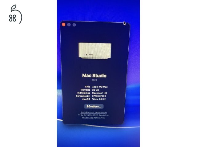 Mac Studio M2 Max 32GB RAM 1TB SSD
