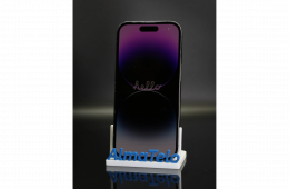 Apple iPhone 14 Pro 128 GB Deep Purple 100% akku - 12 HÓ GARANCIA
