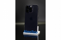 Apple iPhone 14 Pro 128 GB Deep Purple 100% akku - 12 HÓ GARANCIA