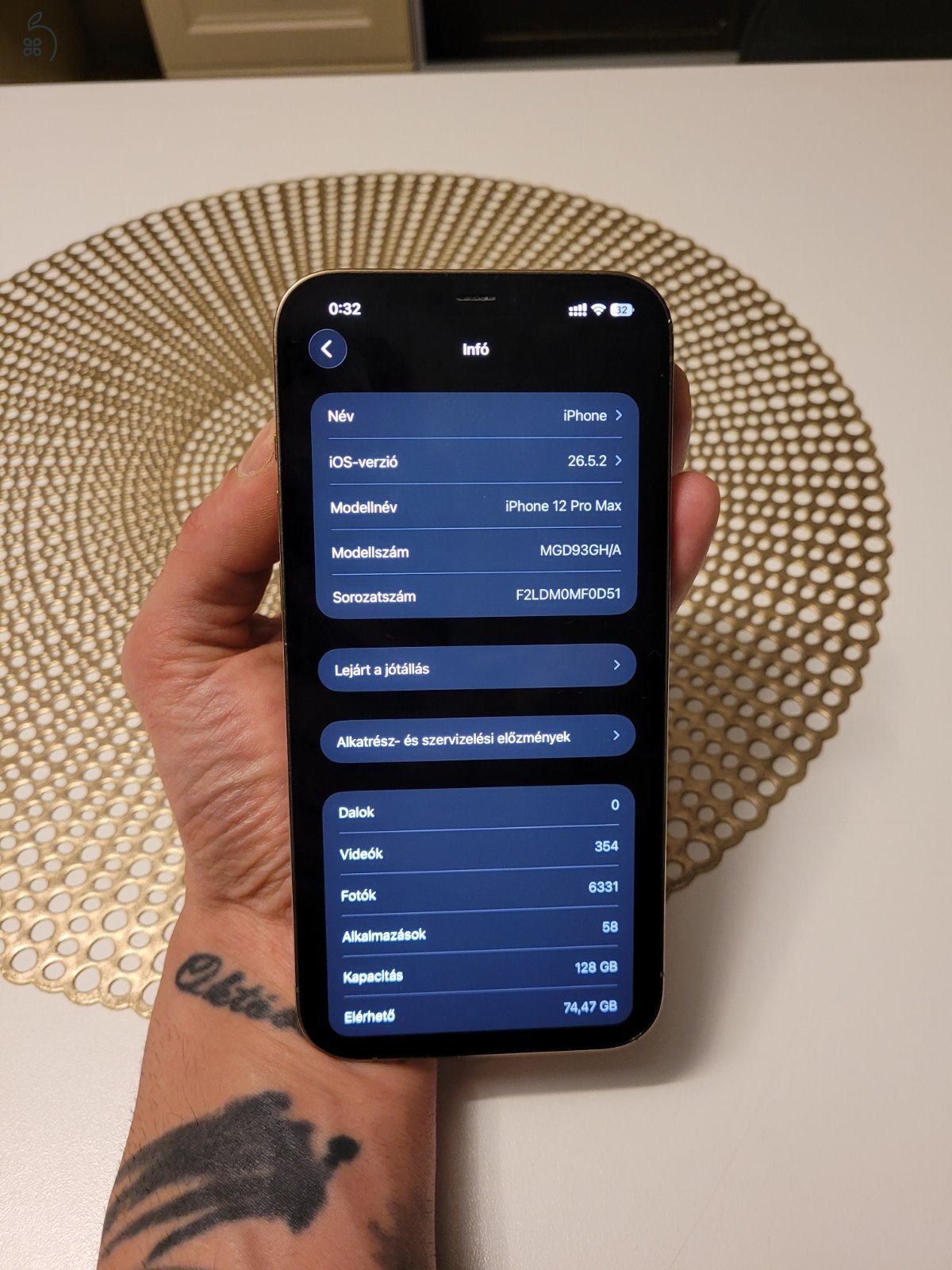 Iphone 12 pro max hibátlan