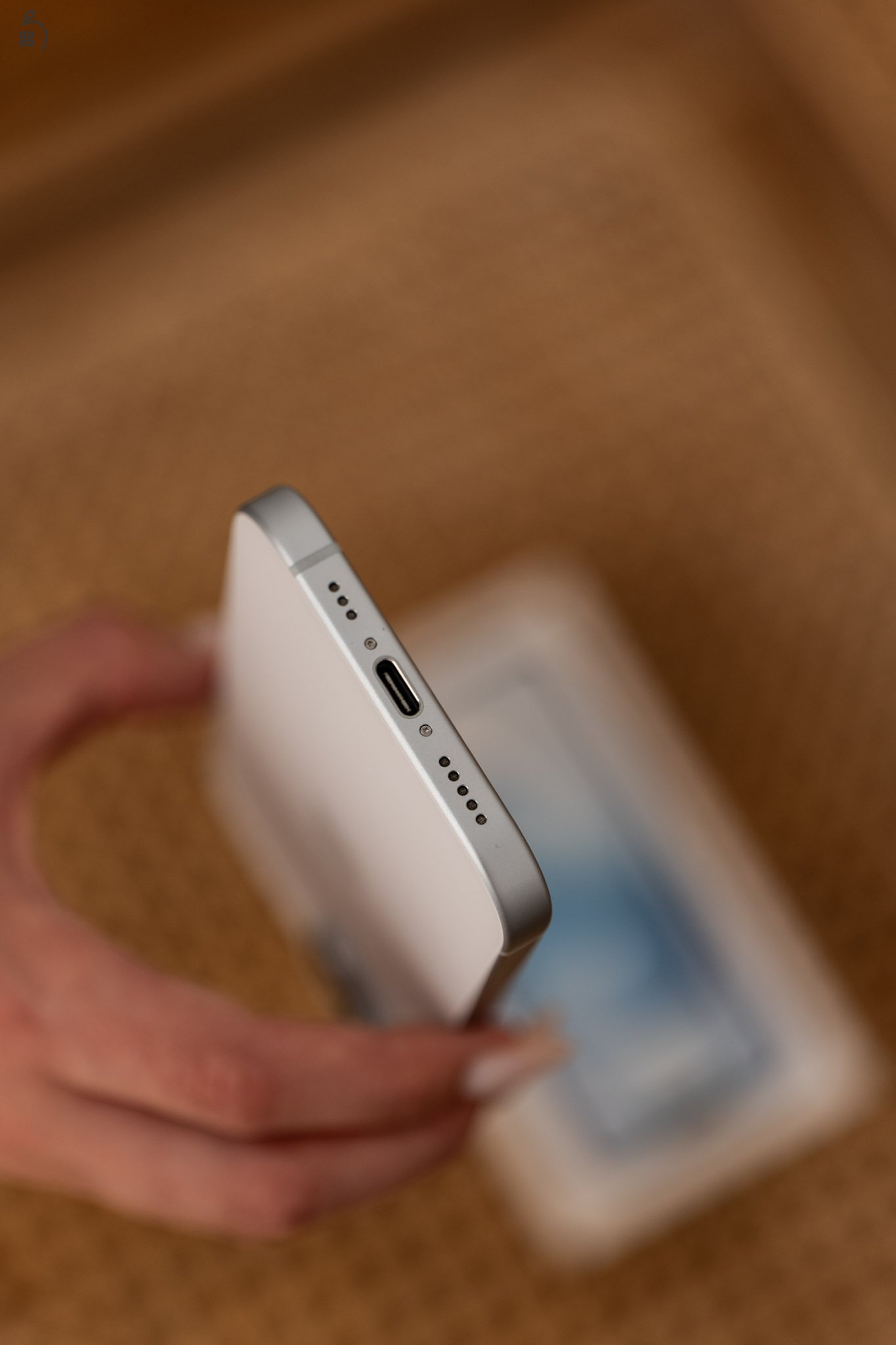 ???? Apple iPhone 15 128GB faint sky blue | Hibátlan állapot | Doboz + eredeti kábel