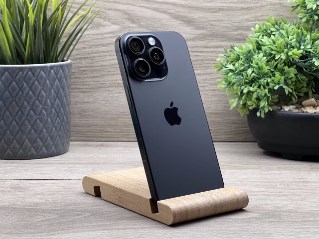 iPhone 16 Pro Black Titanium 128GB 2 ÉV Garanciával Számlával