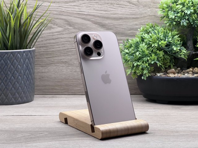 Hibátlan iPhone 16 Pro Desert Titanium 128GB 2 ÉV Garanciával Számlával