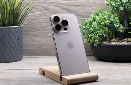 Hibátlan iPhone 16 Pro Desert Titanium 128GB 2 ÉV Garanciával Számlával