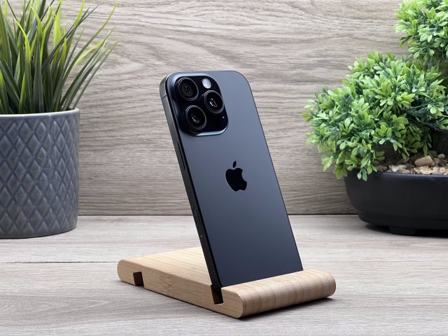 iPhone 16 Pro Black Titanium 128GB 2 ÉV Garanciával Számlával