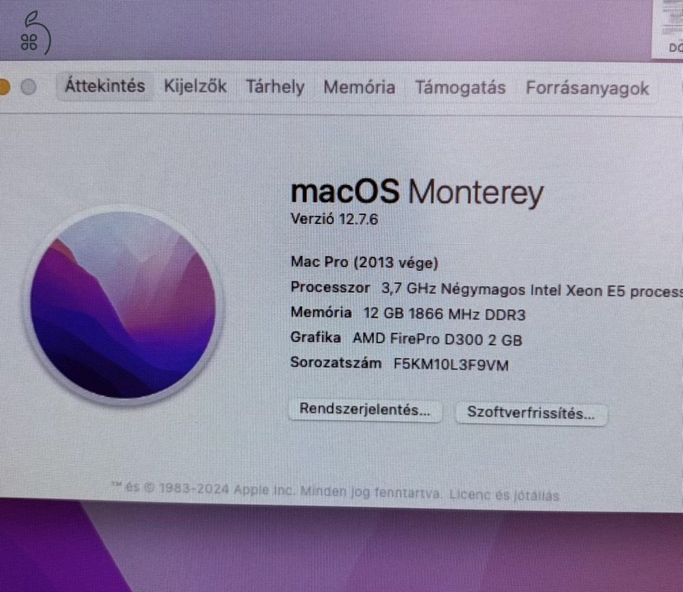 Mac Pro 2013 , 29”-s monitorral eladó