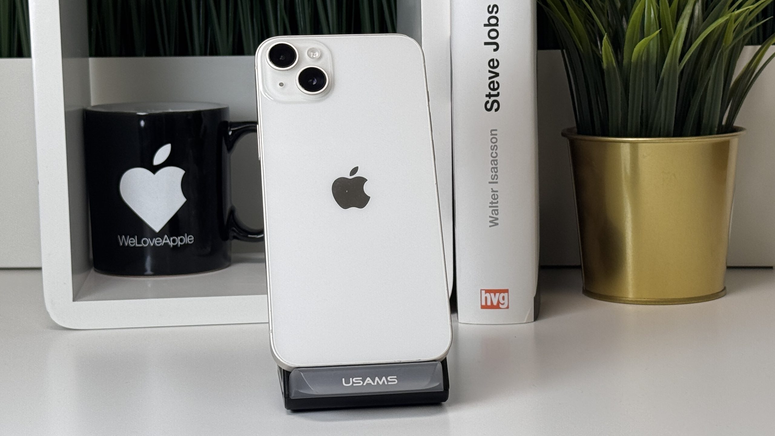 iPhone 14 128GB, Fehér, Független, Számla, 2 Év Garancia, 100%