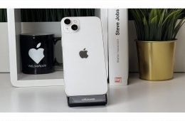 iPhone 14 Plus 128GB, Fehér, Független, Számla, 2 Év Garancia, 85%