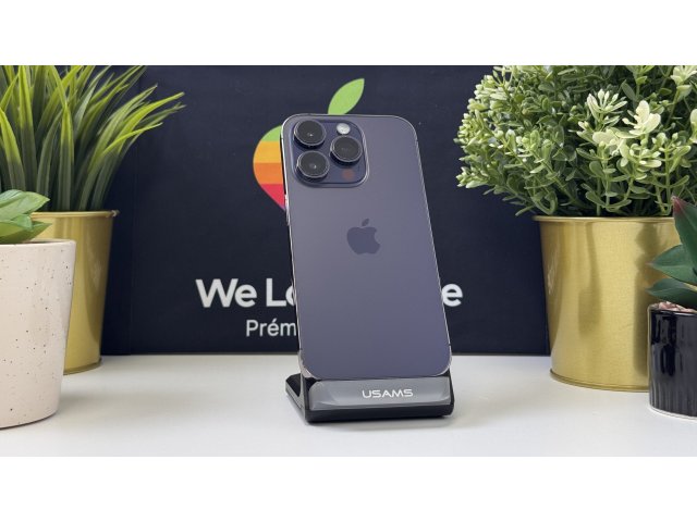 iPhone 14 Pro Max 128GB, Mélylila, Független, Számla, 2 Év Garancia, 100%