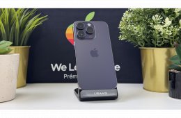 iPhone 14 Pro Max 128GB, Mélylila, Független, Számla, 2 Év Garancia, 100%