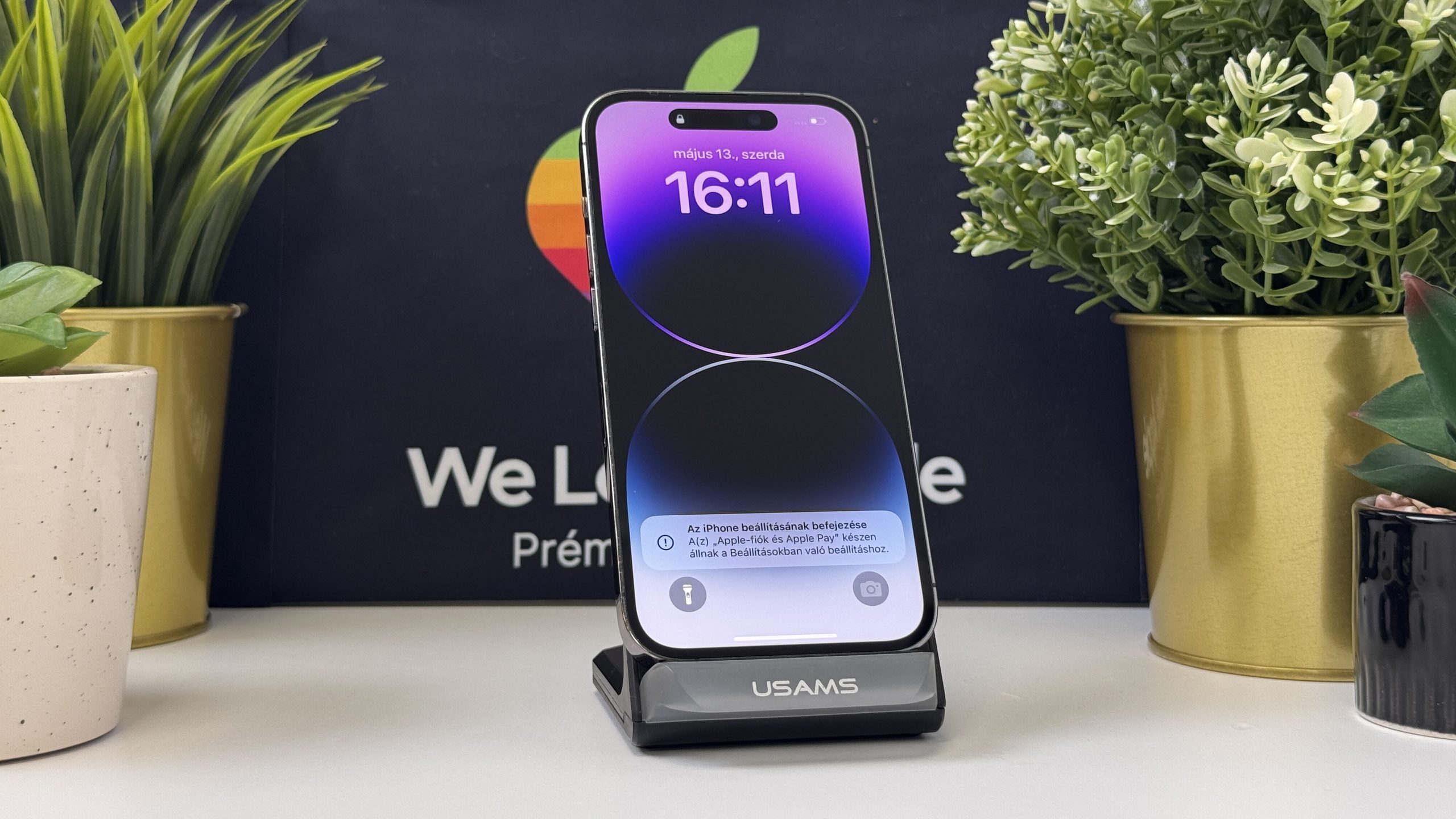 iPhone 14 Pro Max 128GB, Mélylila, Független, Számla, 2 Év Garancia, 100%