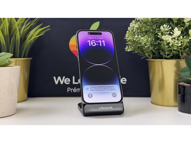 iPhone 14 Pro Max 128GB, Mélylila, Független, Számla, 2 Év Garancia, 100%