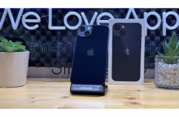 iPhone 13 128GB, Fekete, Független, Számla, 2 Év Garancia, 83%