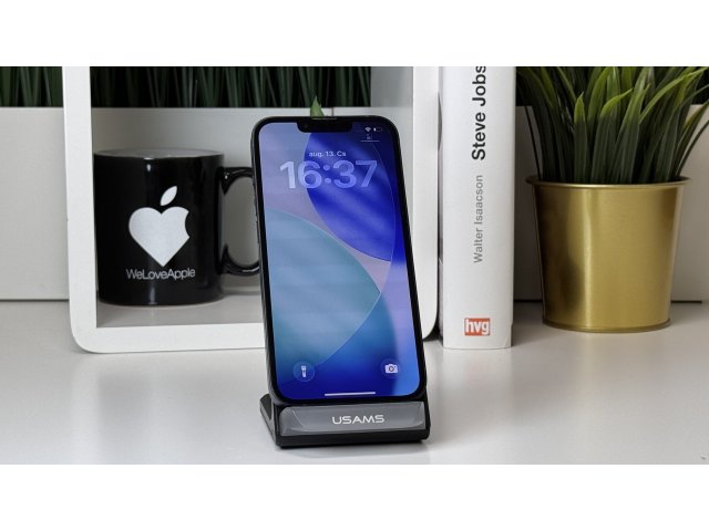 iPhone 13 128GB, Fekete, Független, Számla, 2 Év Garancia, 83%