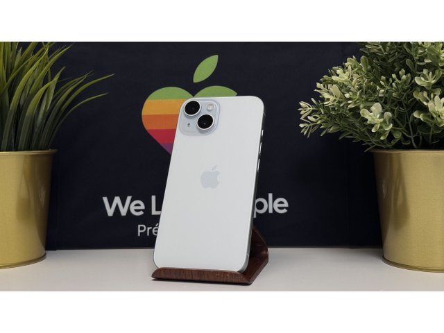 iPhone 15 256GB, Kék, Független, Számla, 2 Év Garancia, 87%