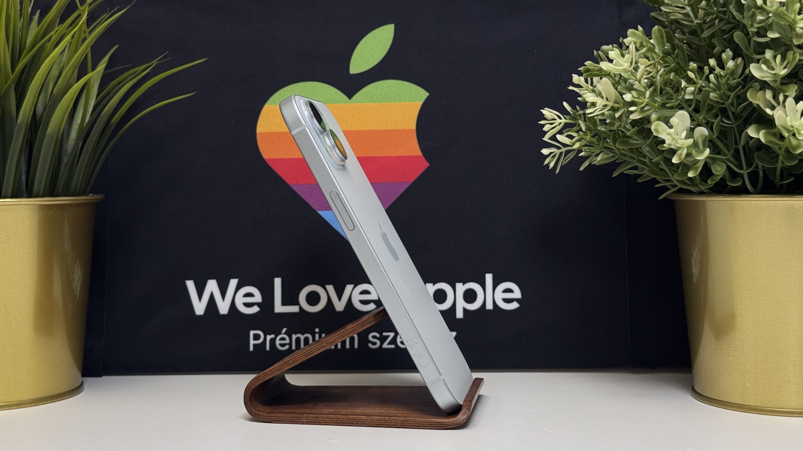 iPhone 15 256GB, Kék, Független, Számla, 2 Év Garancia, 87%