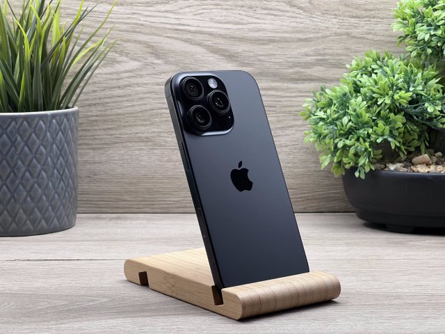 iPhone 16 Pro Black Titanium 256GB 2 ÉV Garanciával Számlával