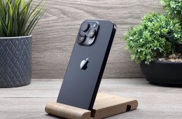 Hibátlan iPhone 16 Pro Black Titanium 256GB 2 ÉV Garanciával Számlával
