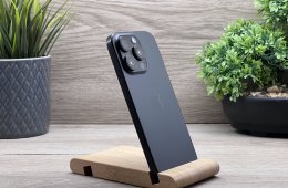 Hibátlan iPhone 16 Pro Black Titanium 256GB 2 ÉV Garanciával Számlával