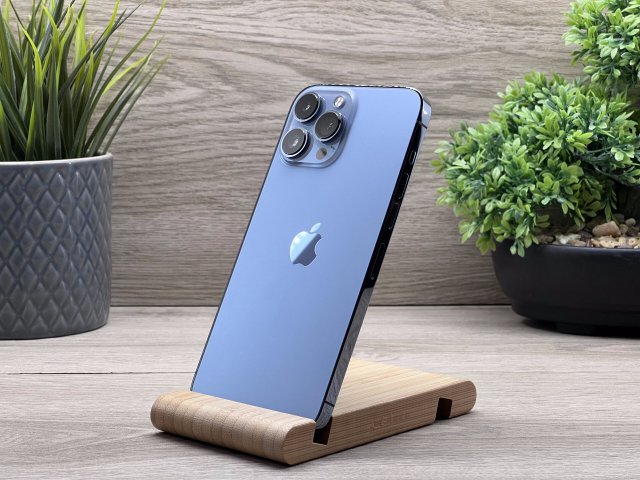 Hibátlan iPhone 13 Pro Max Sierra Blue 128GB 2 ÉV Garanciával Számlával